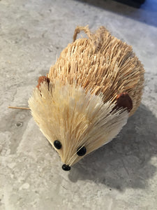 Eco Bristle Brush Hedgehog Decoration