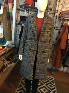Fairly Made Wool Check Coat