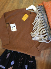 Load image into Gallery viewer, Fairly Made Caramel Crew Neck Sweater
